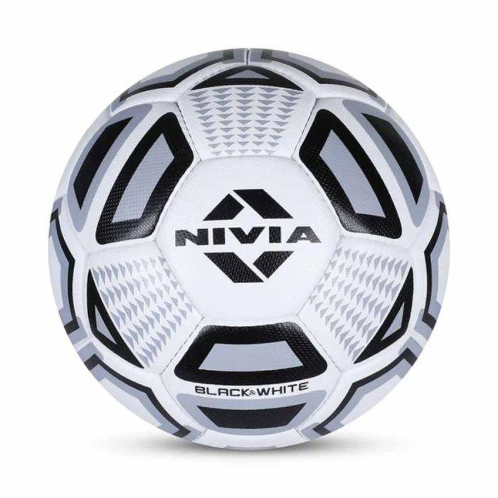Nivia Black and White Football - 5