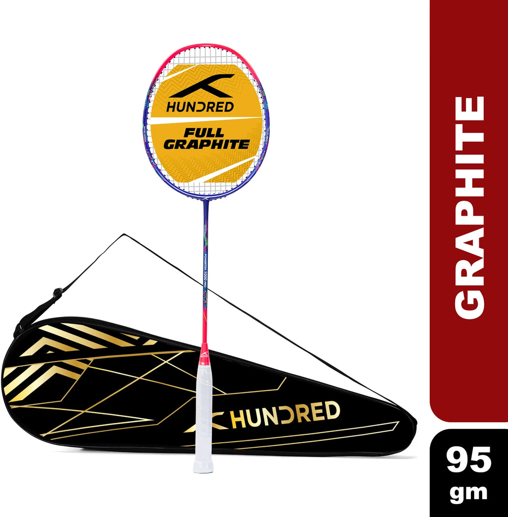 Hndrd Powertek 1000 Pro Badminton Racket